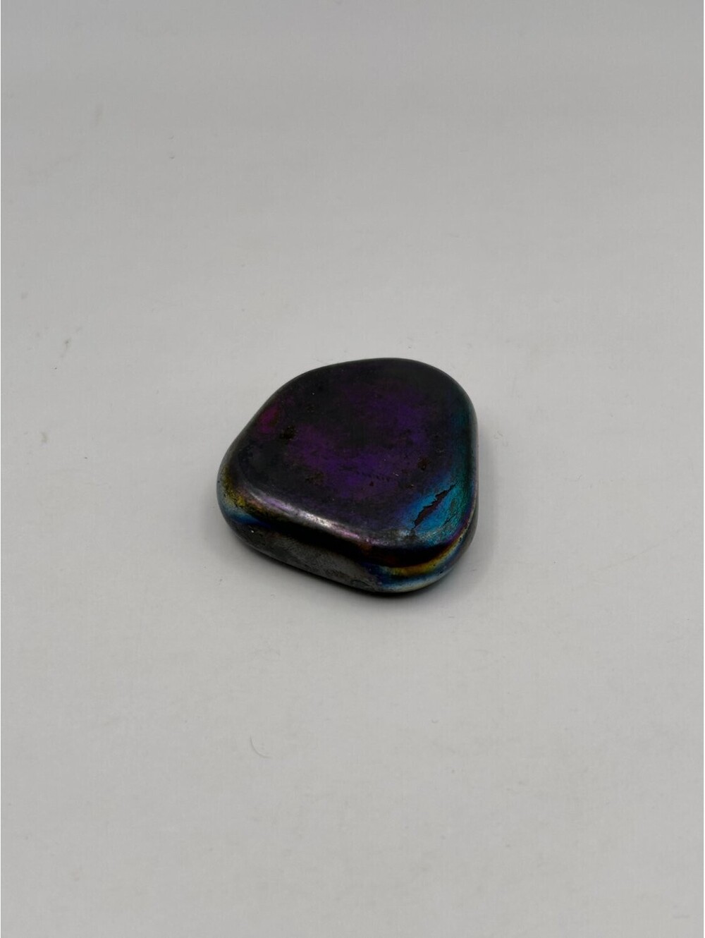 Magnetic Rainbow Worry Stone Iridescent Polished Palm Pocket